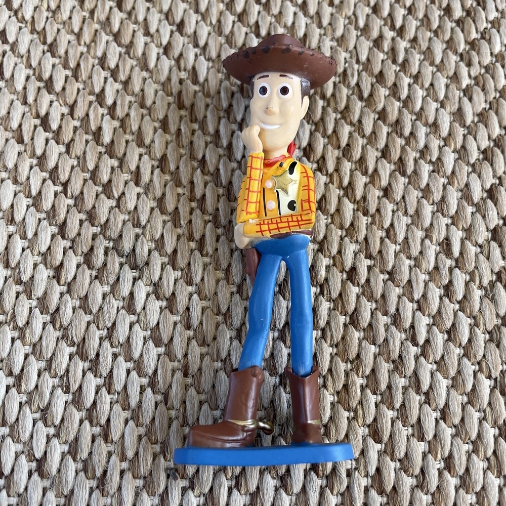Disney Toy Story Cowboy Sheriff Woody PVC Toy Figure‎ Cake Topper 3.5"